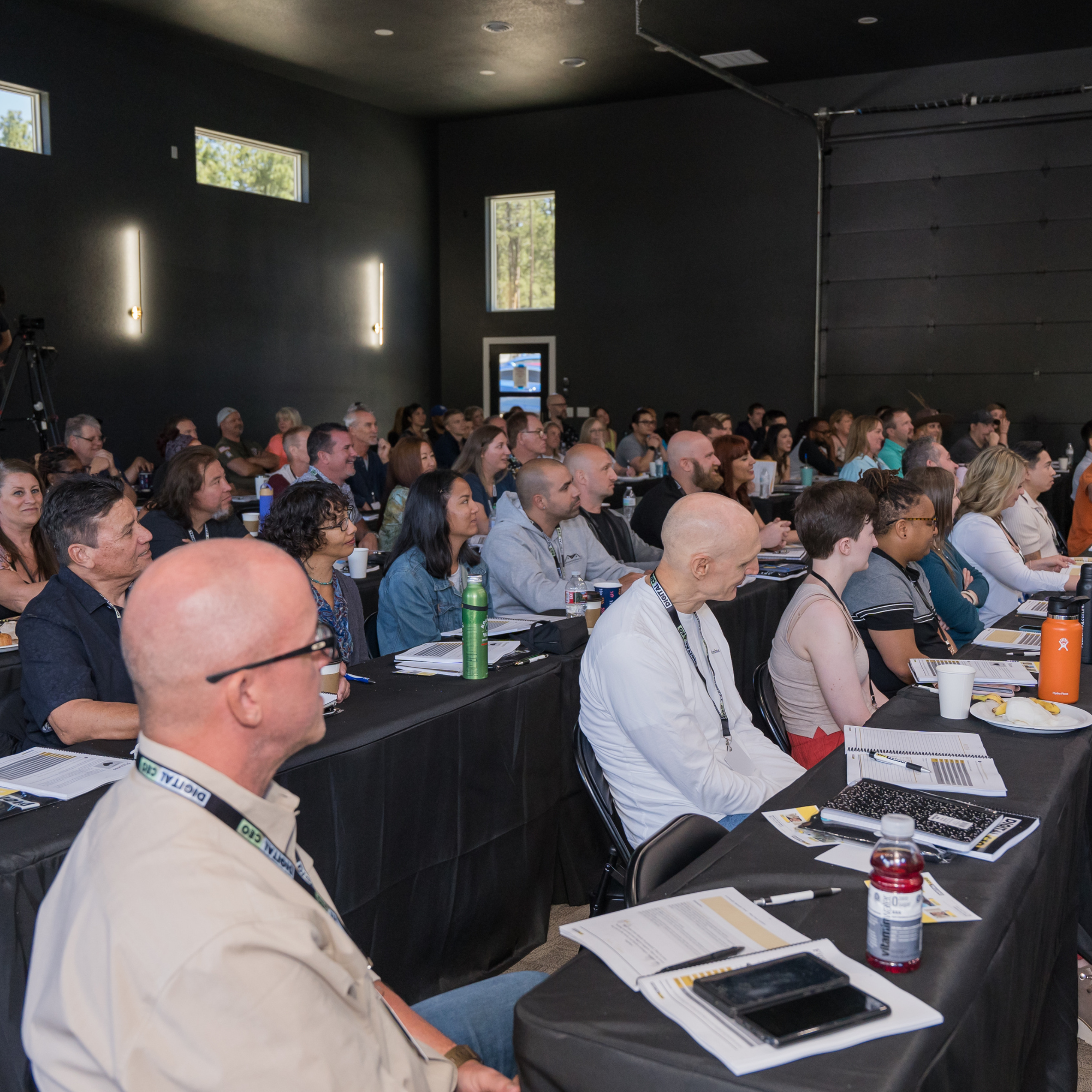 A packed room of plumbing owners ready to scale